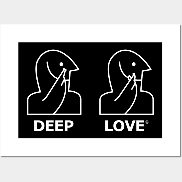 IKEA Man Deep Love - Dark Wall Art by hafizbo